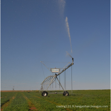 Système d&#39;irrigation à pivot central avec tuyaux galvanisés